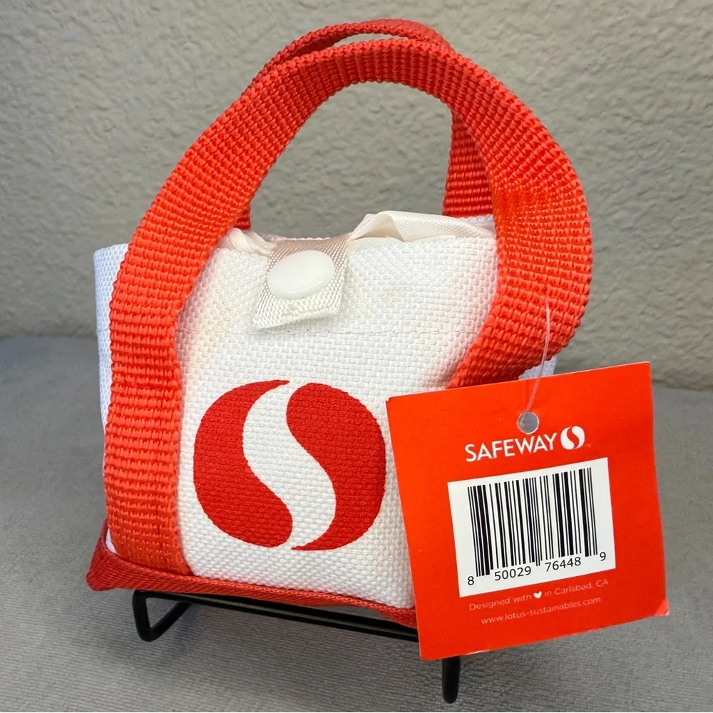Mini Tote with Foldable Reusable Grocery Bag — Safeway Brand - Picture 3 of 11